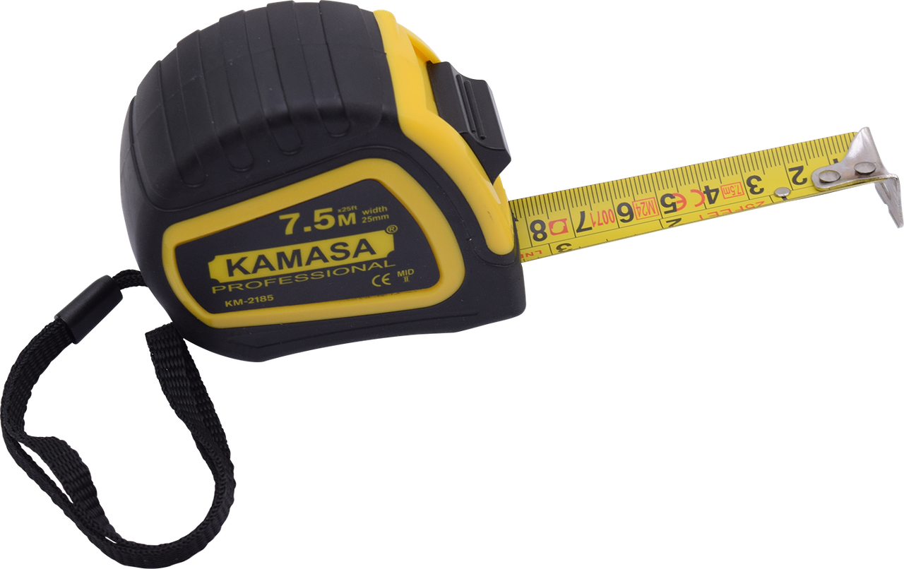 WINCHA TRP 7.5M X 25MM KAMASA