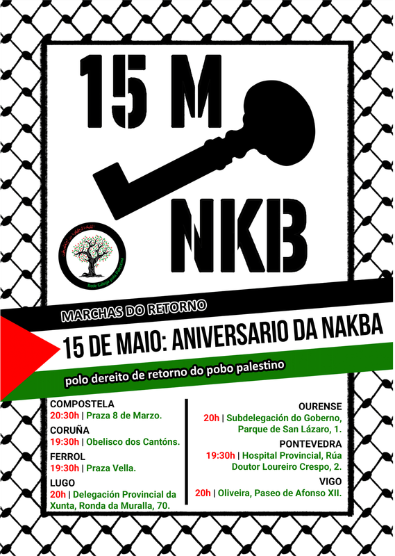 Cartaz Marchas do Retorno 15 de maio de 2025