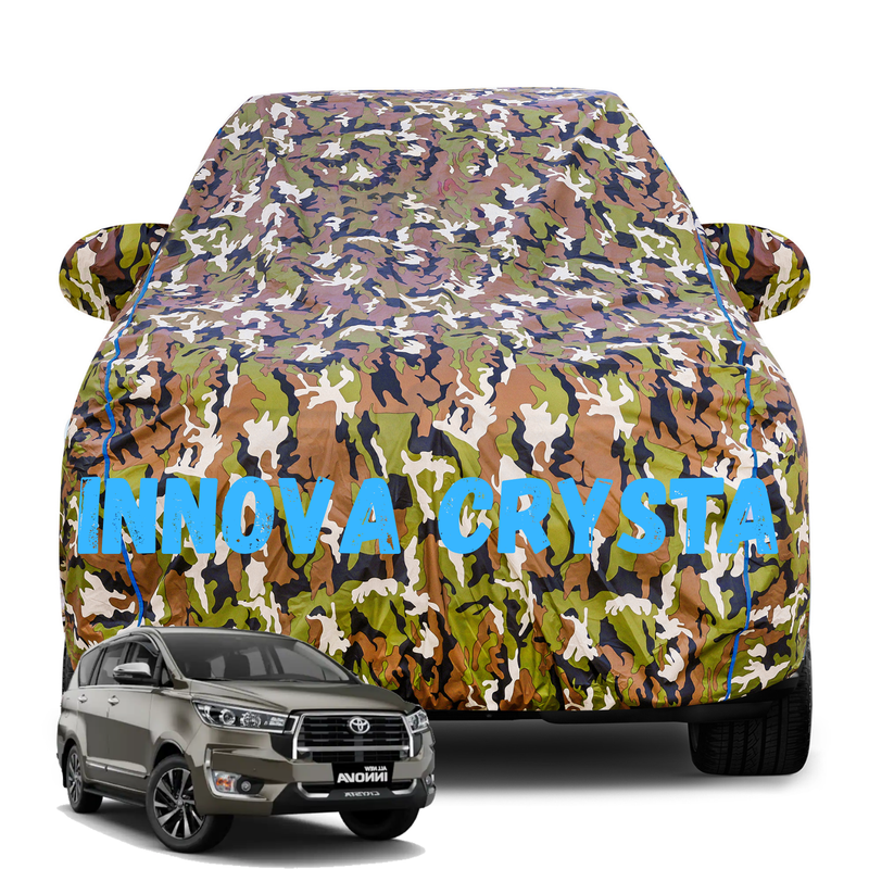 Innova Crysta Army Car Cover