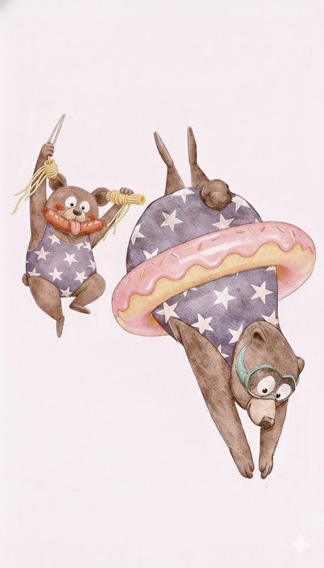 Медведи и пончики