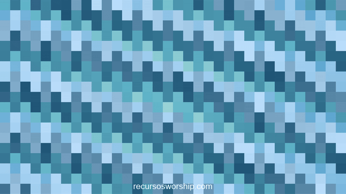 loop vj mosaico azul teal