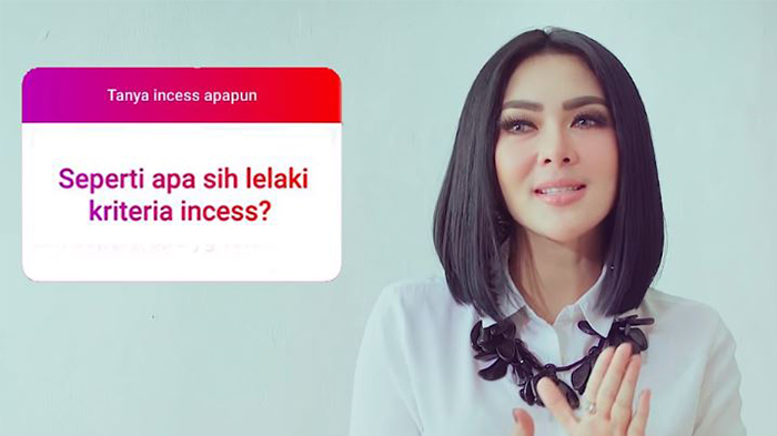Syahrini menjawab pertanyaan soal kehidupan cintanya