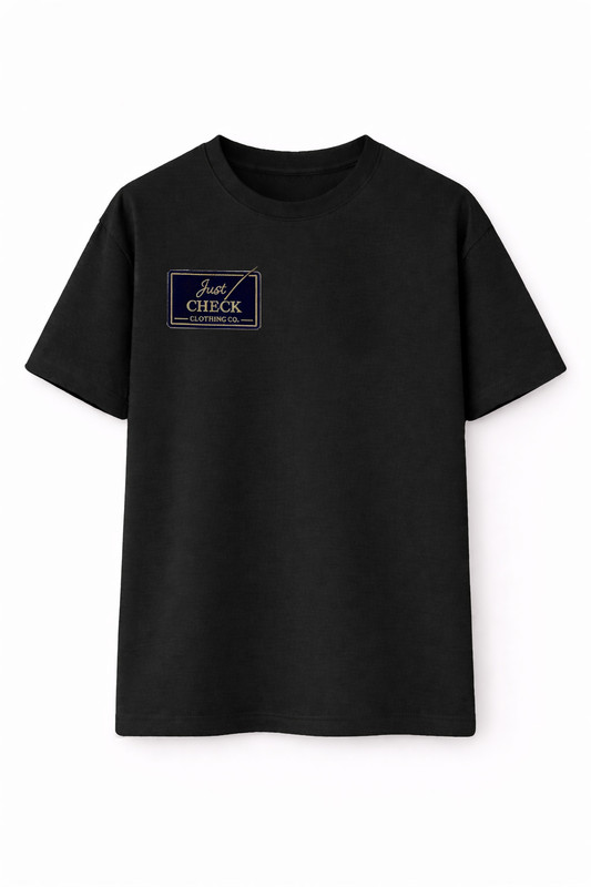 Just Check Shirt Black