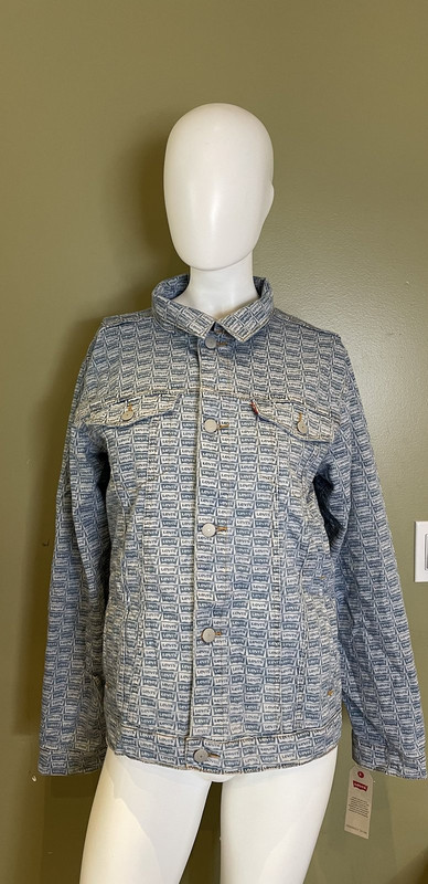 LEVI'S BLUE JEAN SHIRT WOMENS XL