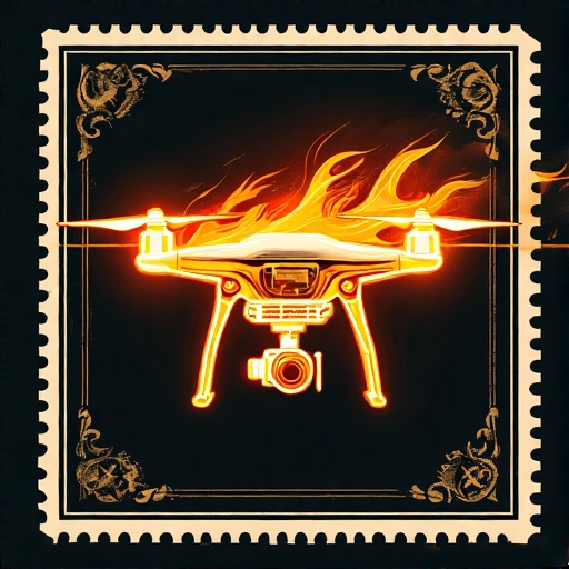 Postal-stamp-style-art-of-a-fl-6