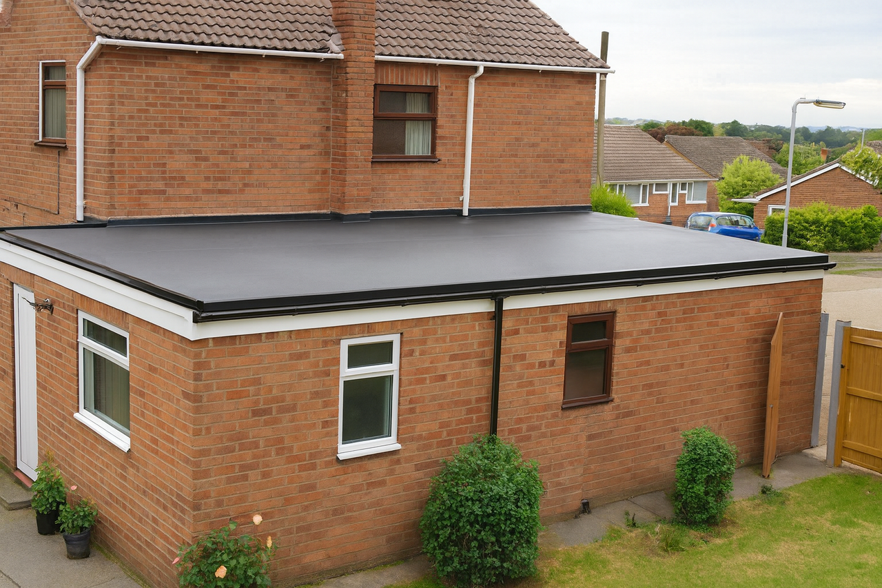 Flat Roof Extension Installation - Morley