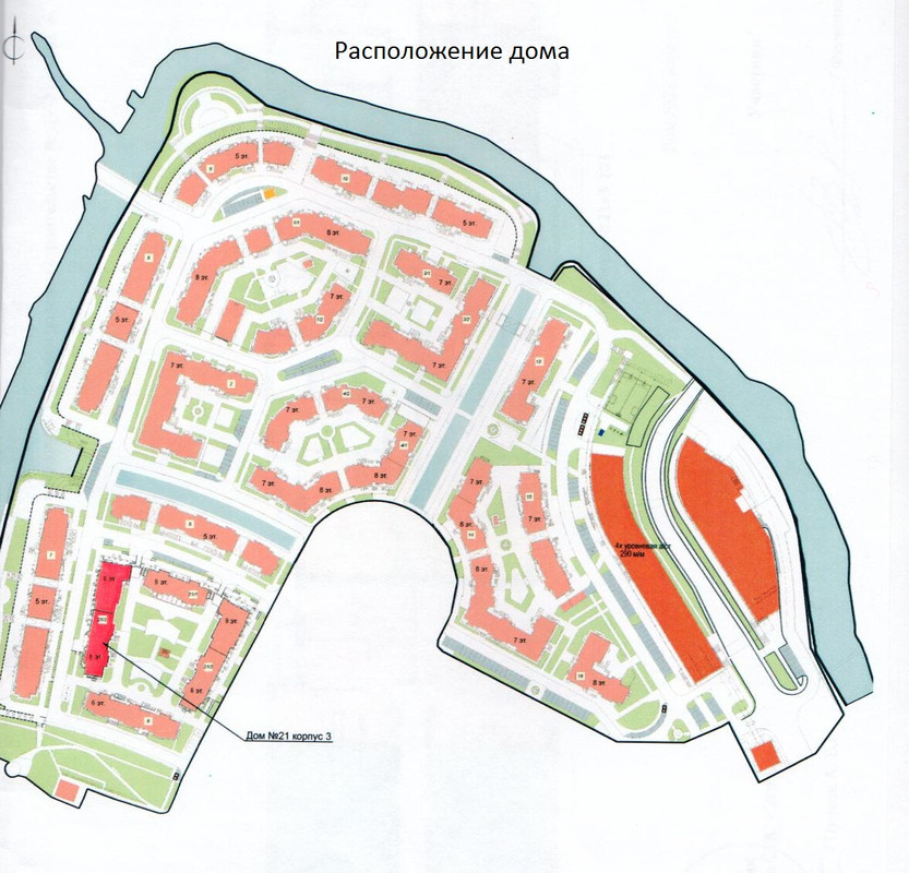 Расположение дома