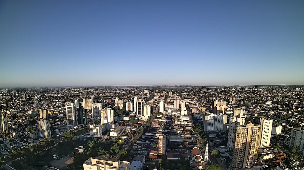 Campo Grande nesta manhã de segunda-feira