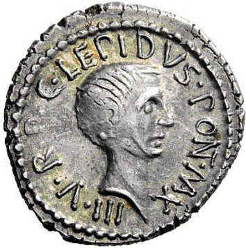 Glosario de monedas romanas. MARCO EMILIO LEPIDO. 2