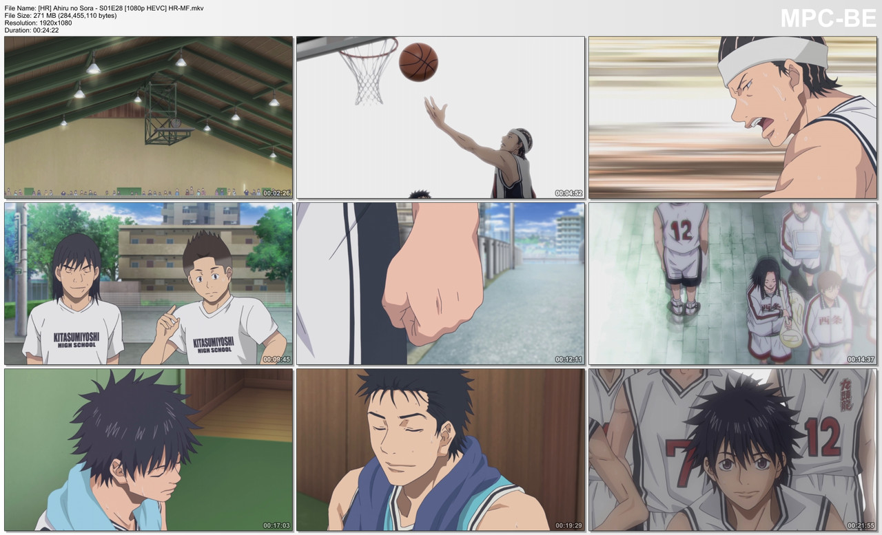 [HR] Ahiru no Sora 28 [1080p HEVC Multi-subs] HR-MF
