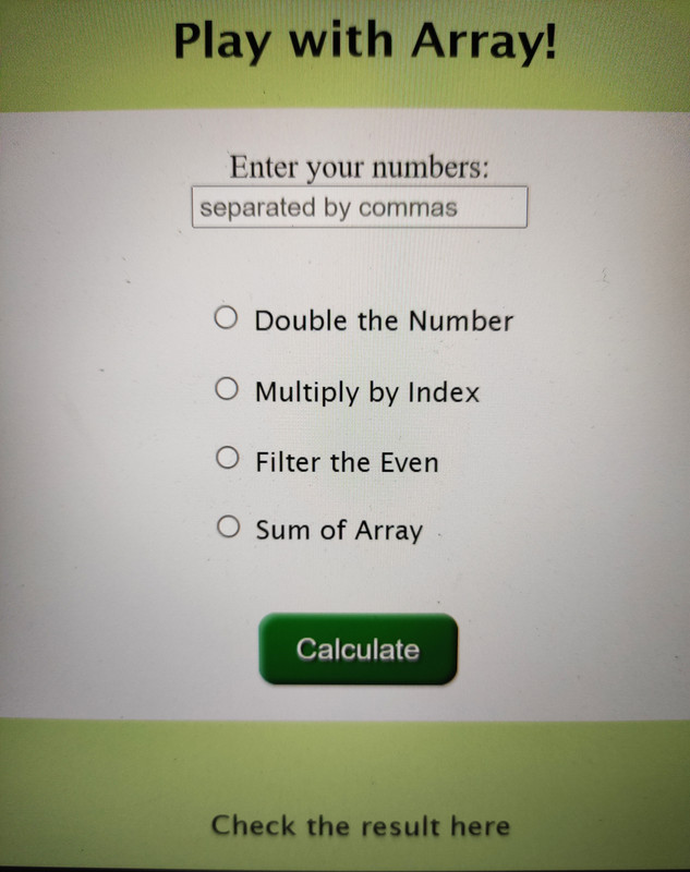 Play with Array