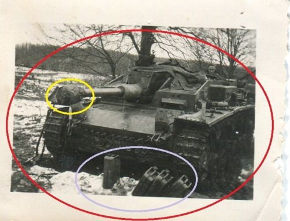 Foto WW II Sturmgeschütz Panzer Tank