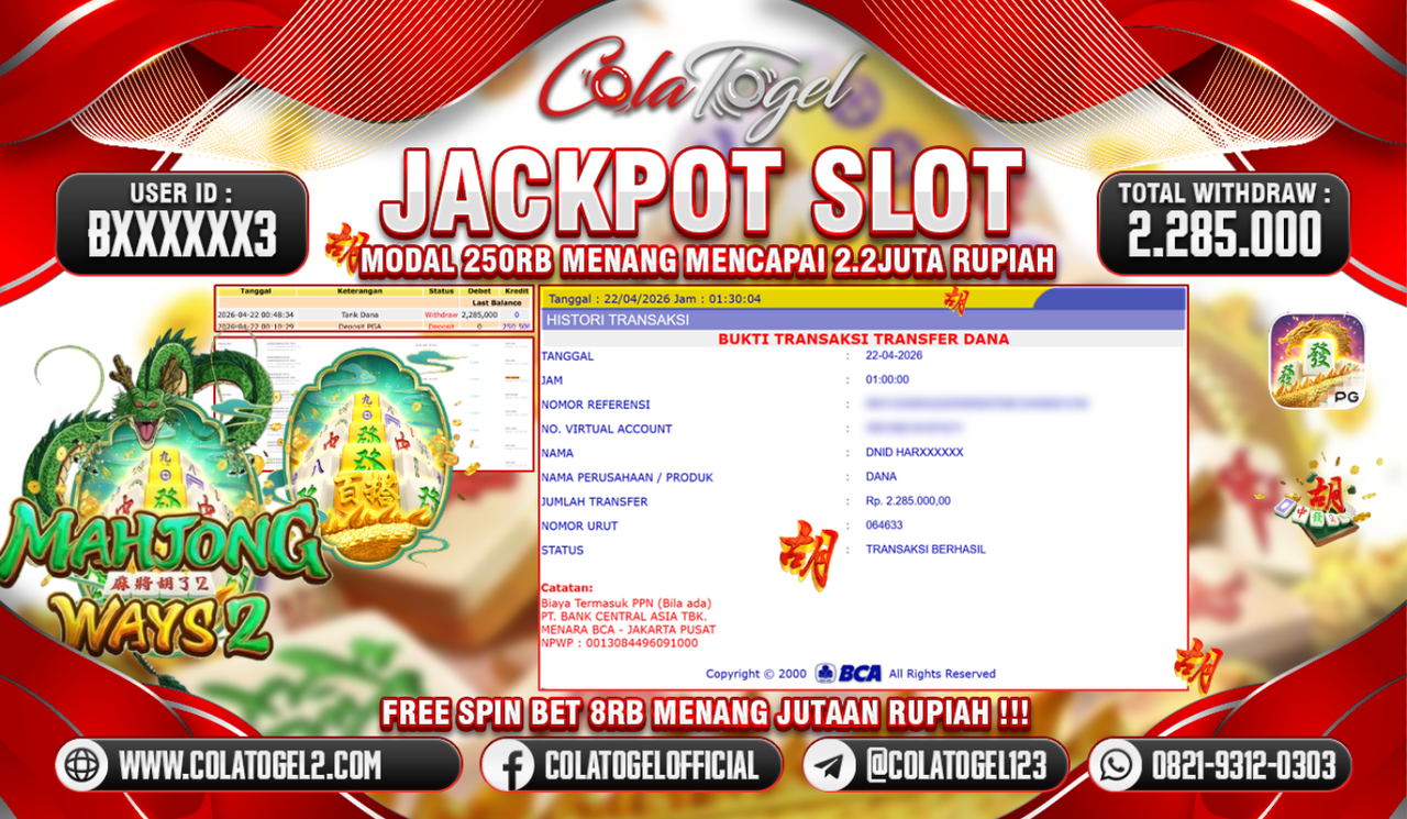 JACKPOT SLOT GACOR!!