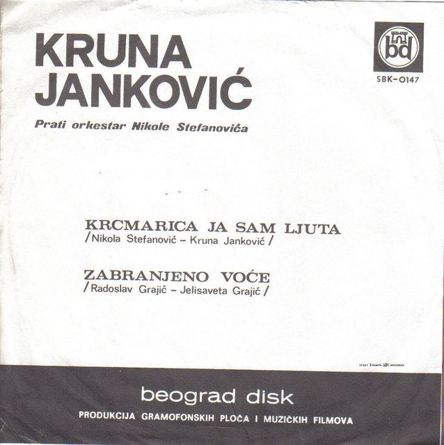 Kruna Jankovic - 1970 - SPY 4384 - 5.11.70g Kruna-b