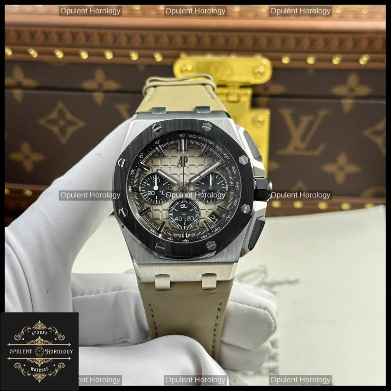 Audemars Piguet Royal Oak Offshore Chronograph 26420 43mm Gray Dial Automatic Caliber 4401 - Super Clone - Super Clone