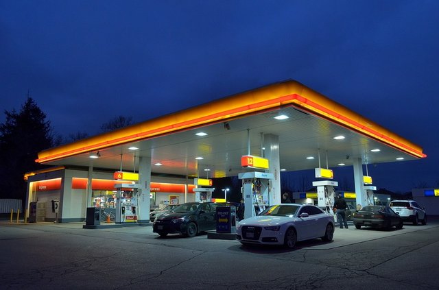 Estación de servicio de gasolina Estación de servicio de gasolina