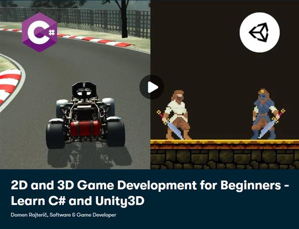 2D and 3D Game Development for Beginners - Learn C# and Unity3D