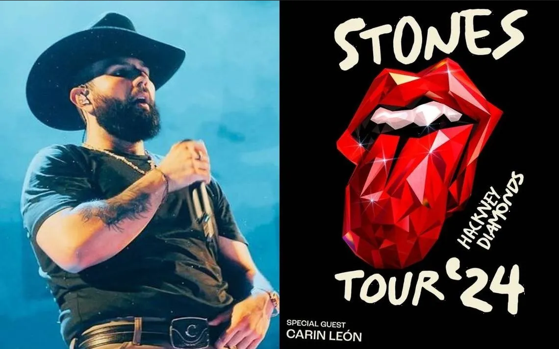 Carín León se une a The Rolling Stones como telonero en concierto histórico