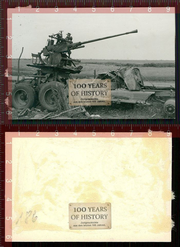 Orig. Foto Geschütz Flak NAG 3 Gruppenbildstelle