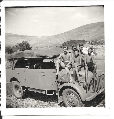 Orig.Foto Kübelwagen Wehrmacht auf der Krim in der Ukraine WW2