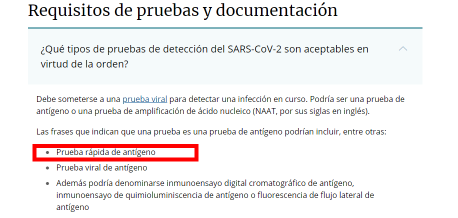 Coronavirus en USA: Nuevos requisitos, test, trámites - Foro USA y Canada