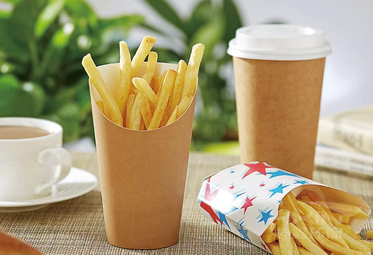 Fries and cups