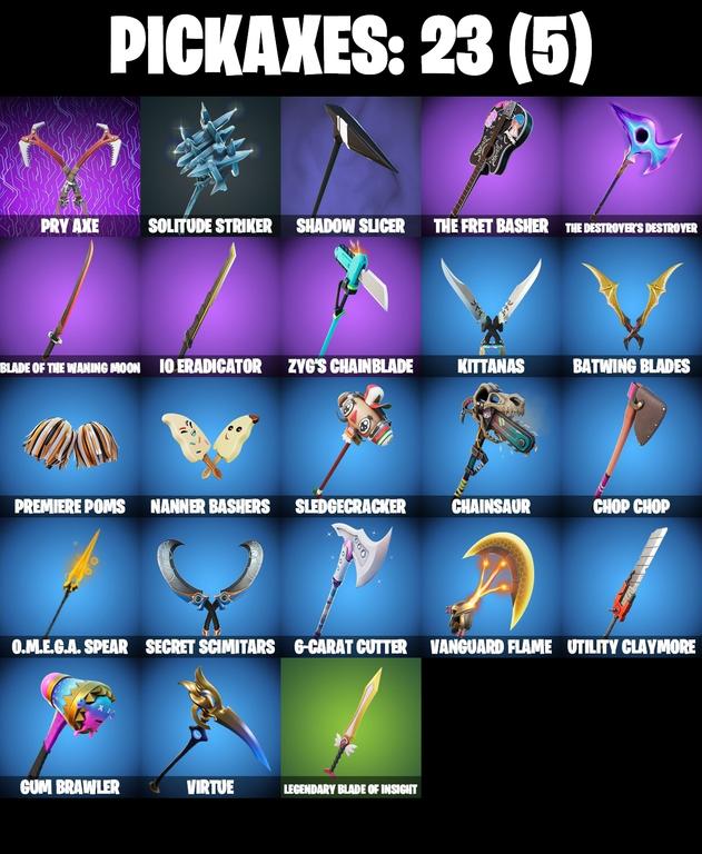 pickaxes comp