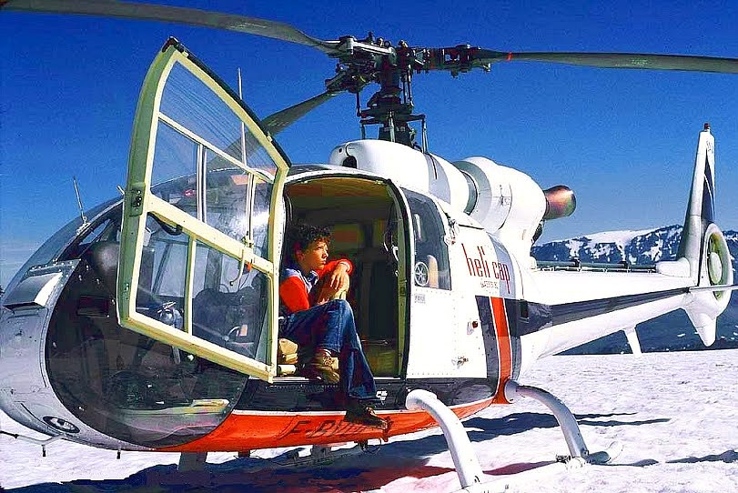 Heli Cap SA341G F-BVUI (cn 1122) Frence Alps 1978 (Frédéric Roll