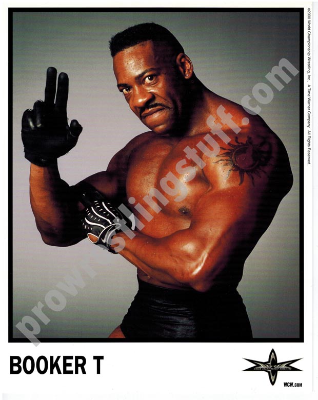 Booker T WCW 8x10 promo photo
