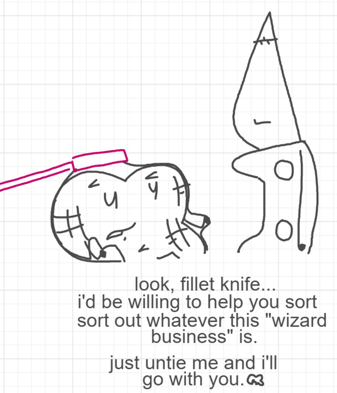 A panel from The Prime Number Few, episode eight of the Board Boards object show by Furretwalk/WalkingFurret.