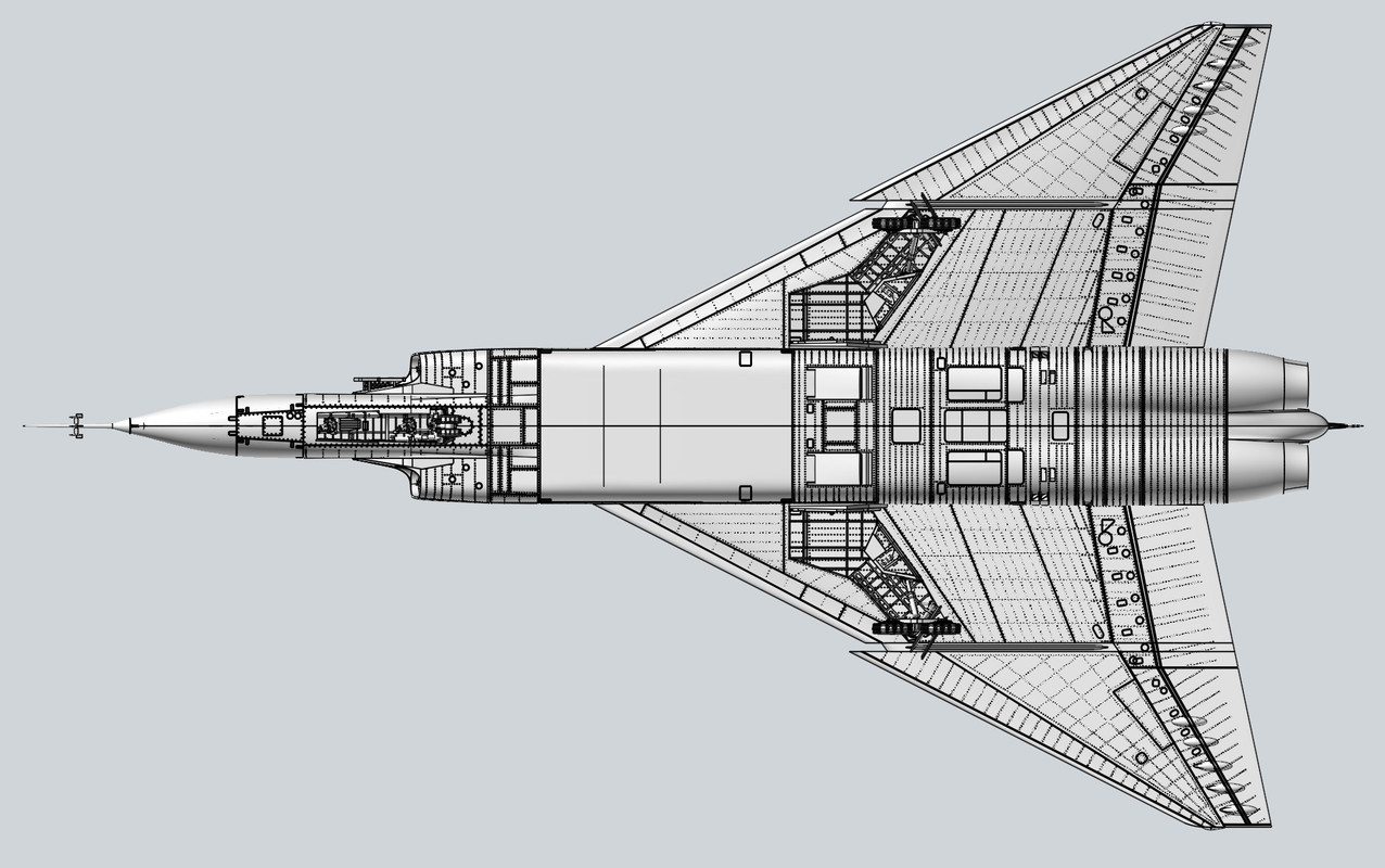 1-48-1-72-avro-canada-cf-105-arrow-3d-printed-kit-project-by-zsolt