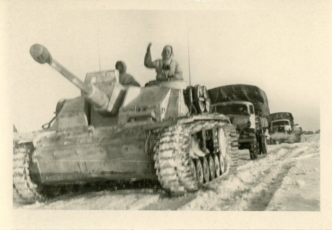 Russland StuG Sturmgeschütz Tarn Camo Whitewash 