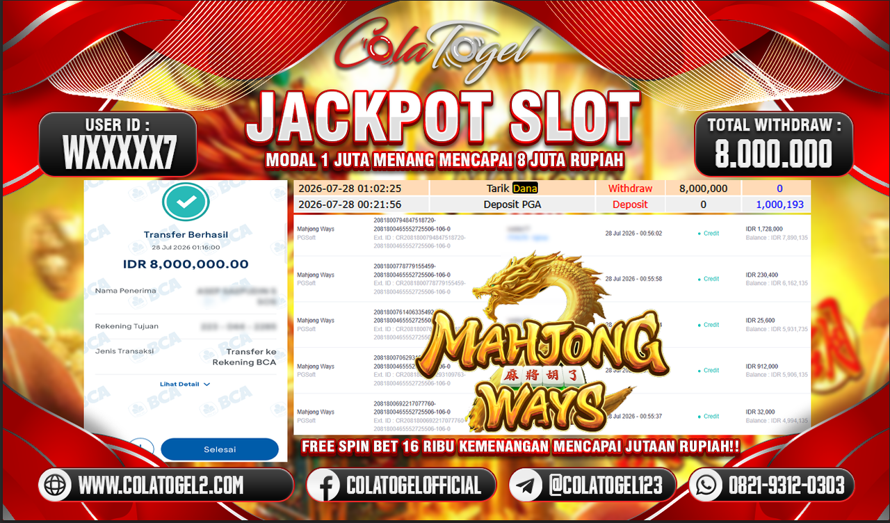 JACKPOT SLOT GACOR!!