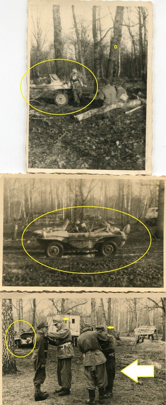 Sturmgeschützsoldaten mit Schwimmwagen VW 166