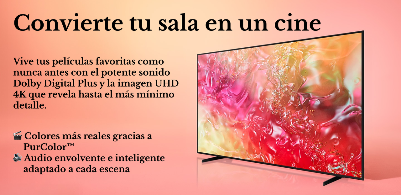 Samsung Smart TV UN43DU7000G imagen superior