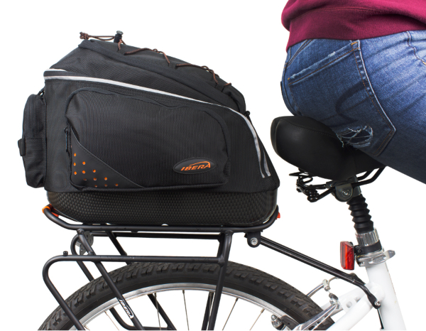 Touring Pannier Ibera Bike Rack Bag Combo Quick-Release