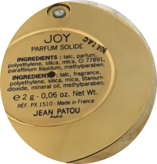 JEAN PATOU JOY COMPACT SOLID PERFUME