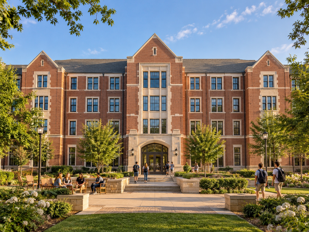 Founders Hall at North Texas Metropolitan University