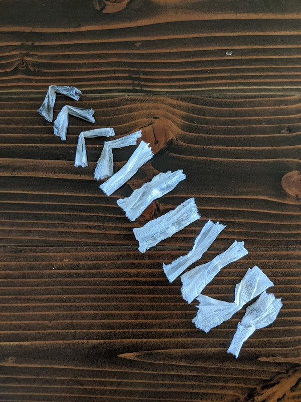 very first cleaning, when first received the gun