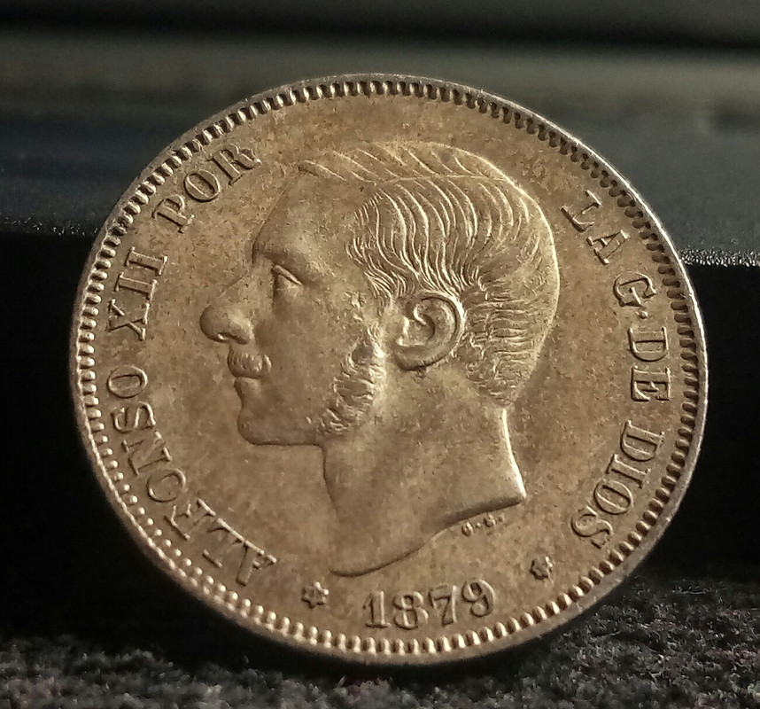 2 pesetas 1879. Alfonso XII 2019106-131556900