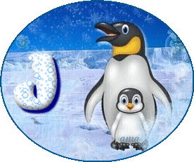 Serie Flia: Madre e Hijo, los Pingüinos  J