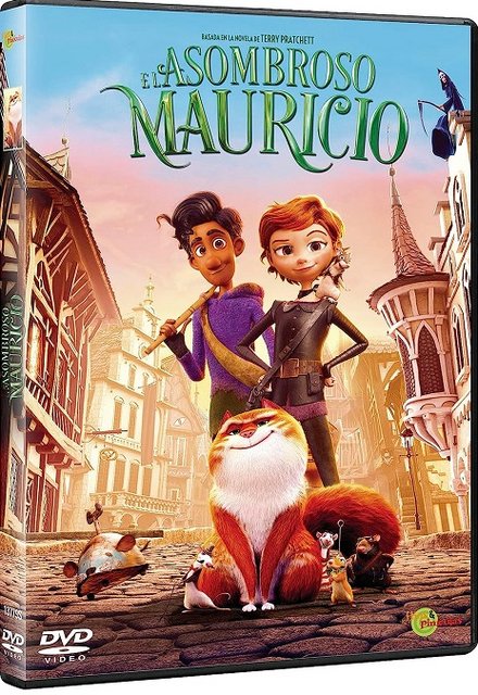 El Asombroso Mauricio [DVD9 Full][Pal][Cast/Ing/Cat][Sub:Cast][Animación][2022]