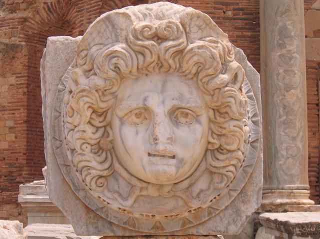 Leptis Magna-Méduse