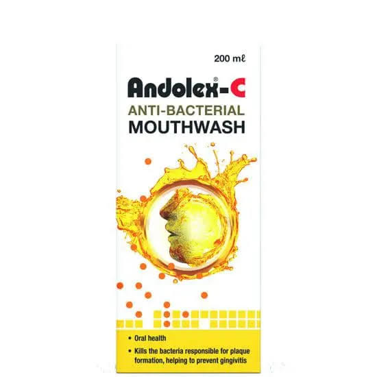 Andolex-C Anti Bacterial Mouthwash 100Ml