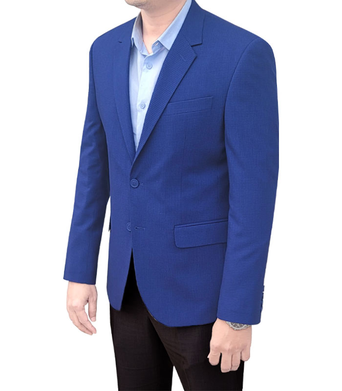 Formal Slim Blazer for Men Color: 30 BLUE DESIGN