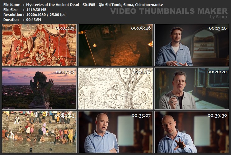 Mysteries of the Ancient Dead - S01E05 - Qin Shi Tomb, Soma, Chinchorro.mkv