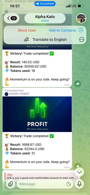 Client testimonial 5 for CPAPriest Pocket Bot