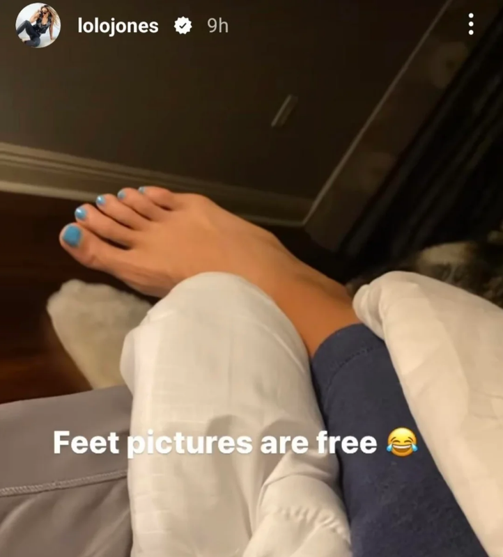 Feet pictures are free 😂" — Olympian Lolo Jones jokes with fans in new IG Story reveal