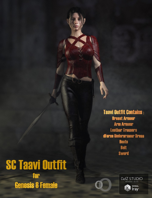 SC Taavi Armour for Genesis 8 Female SC Taavi Armour for Genesis 8 Female
