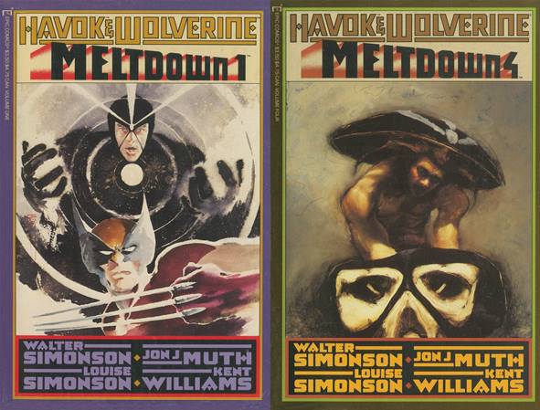Havok & Wolverine - Meltdown #1-4 (1988) Complete